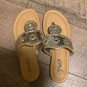 Cute Y Not sandals. Never been worn.